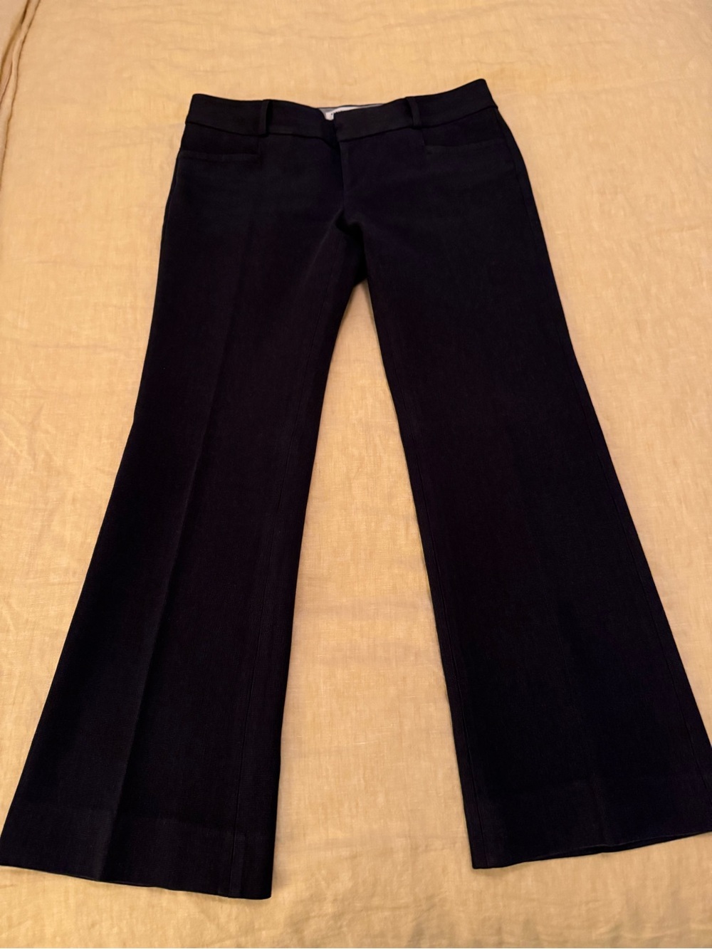Banana Republic - Sloan fit Classic Black Tailored Flare Pants